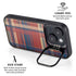 Red and Blue Plaid iPhone 15 Kickstand Case
